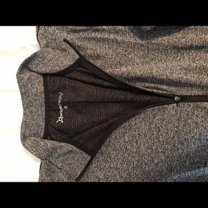ORANGETHEORY GRAY ZIP UP JACKET